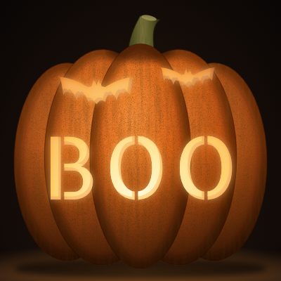 BOO! carving stencil