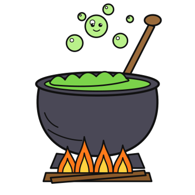 Bubbling Cauldron coloring page