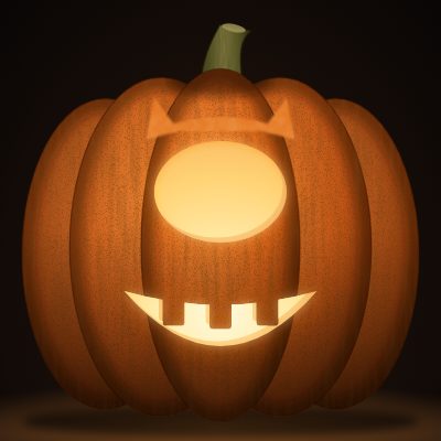 One-Eyed Monster carving stencil