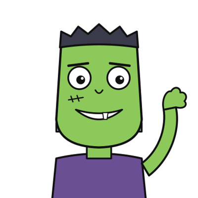 Friendly Monster coloring page