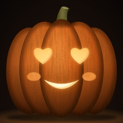 Heart Eyes carving stencil