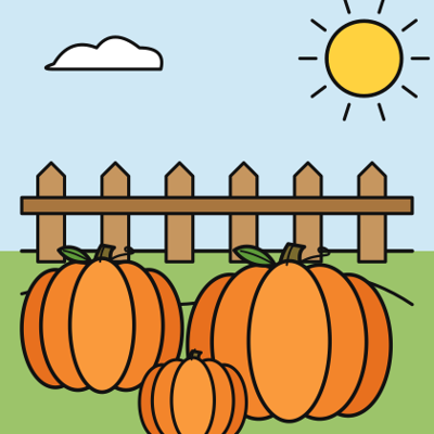 Pumpkin Patch coloring page