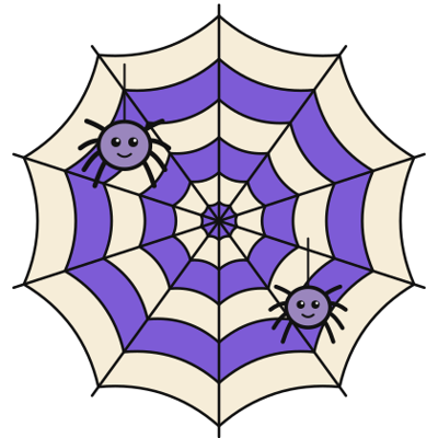 Spider Web coloring page