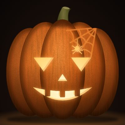 Spider-Web Grin carving stencil